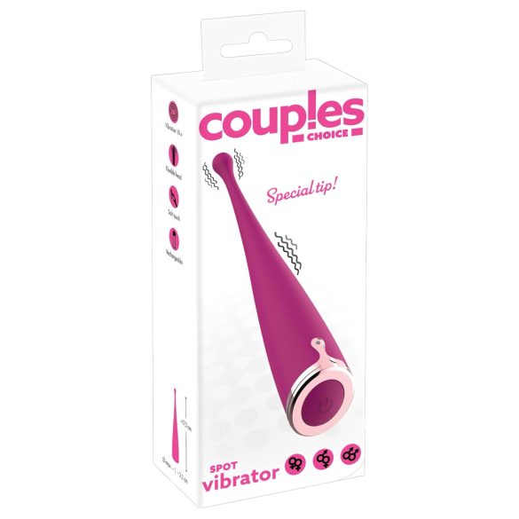 Couples Choice - vibrátor na klitoris - dobíjací - ružový