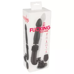   You2Toys - strojný vibrátor na diaľkové ovládanie - čierny - nabíjateľný