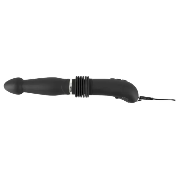You2Toys - strojný vibrátor na diaľkové ovládanie - čierny - nabíjateľný