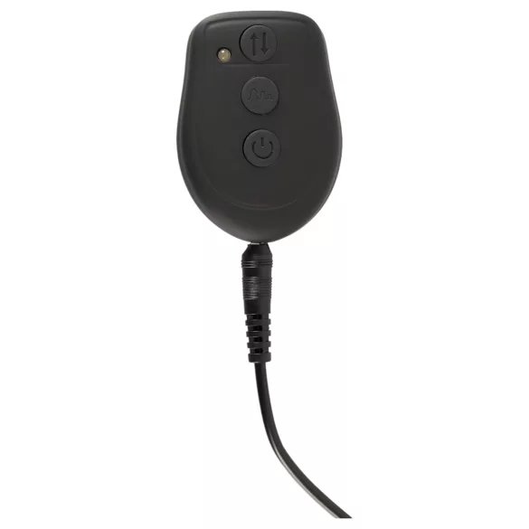 You2Toys - strojný vibrátor na diaľkové ovládanie - čierny - nabíjateľný