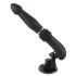 You2Toys - strojný vibrátor na diaľkové ovládanie - čierny - nabíjateľný