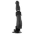 You2Toys - strojný vibrátor na diaľkové ovládanie - čierny - nabíjateľný
