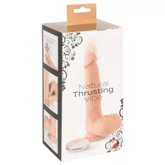   You2Toys - realistický vibračný strapon - prírodná farba