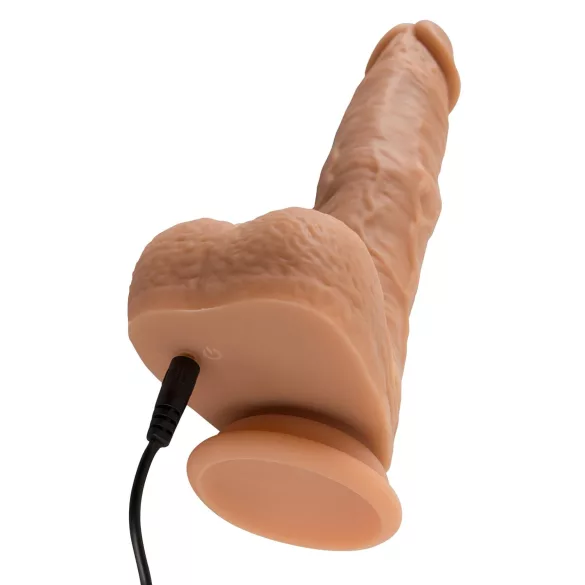 You2Toys - realistický vibračný strapon - prírodná farba