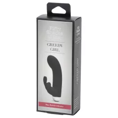   Fifty Shades of Grey - vibrátor s ramienkom na klitoris - čierny