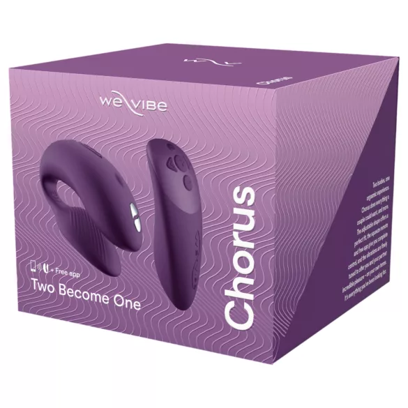 We-Vibe Chorus - nabíjateľný, inteligentný párový vibrátor (fialový)