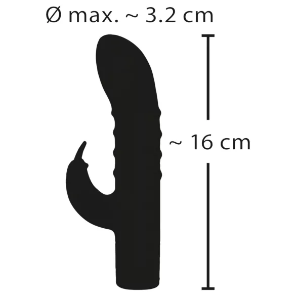 You2Toys - Rabbit Vibe - akumulátorový vibrátor na bod G s klitoriálnym ramenom (fialový)