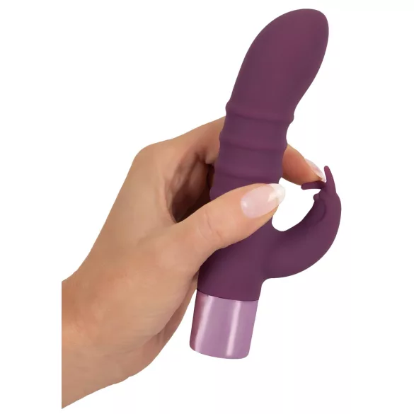 You2Toys - Rabbit Vibe - akumulátorový vibrátor na bod G s klitoriálnym ramenom (fialový)