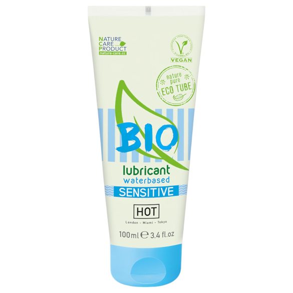 HOT Bio Sensitive - lubrikant na vodnej báze - vegánsky - 100 ml