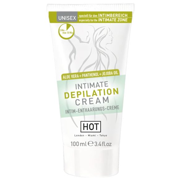 HOT Intimate - intímny depilačný krém so špachtľou (100ml)