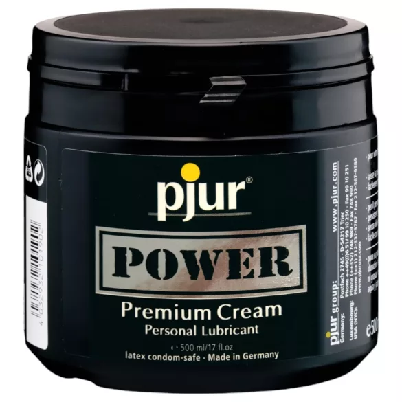 Pjur Power - lubrikačný krém - extra klzký - 500 ml
