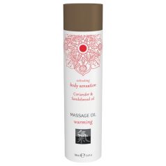   Shiatsu Warming - masážny olej - koriander santalové drevo 100ml