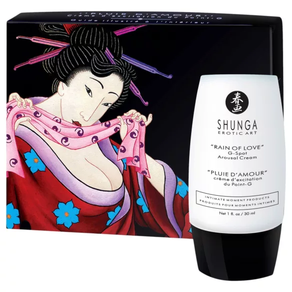Shunga Rain of Love - krém na stimuláciu bodu G pre ženy (30 ml)
