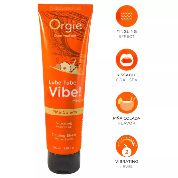 Orgie - lubrikačný gél - stimulačný efekt - Pina Colada 100ml