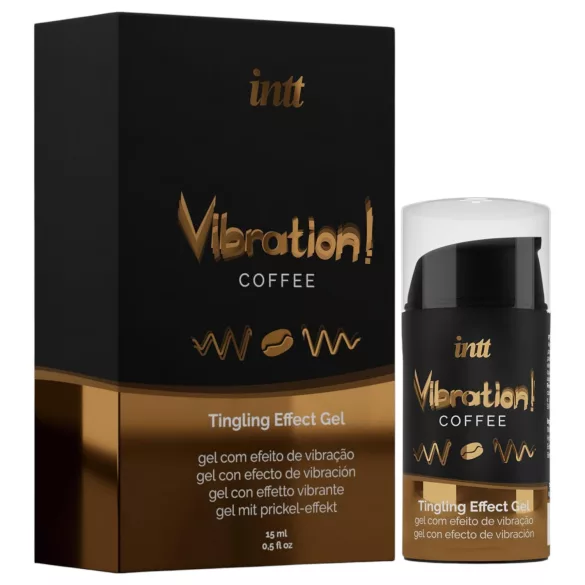 Intt Vibration! - tekutý vibrátor - káva - 15 ml