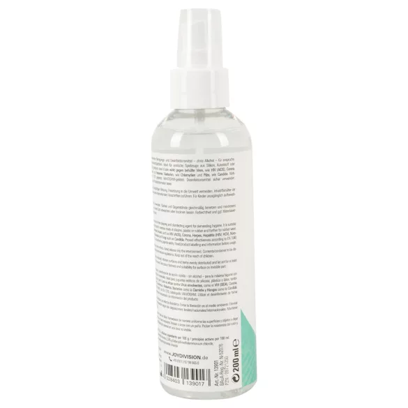 JoyDivision Clean Safe - dezinfekčný a čistiaci sprej - 200 ml