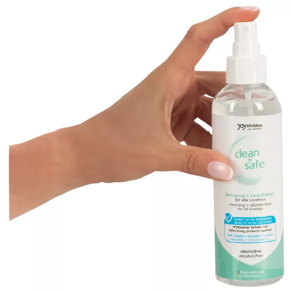 JoyDivision Clean Safe - dezinfekčný a čistiaci sprej - 200 ml
