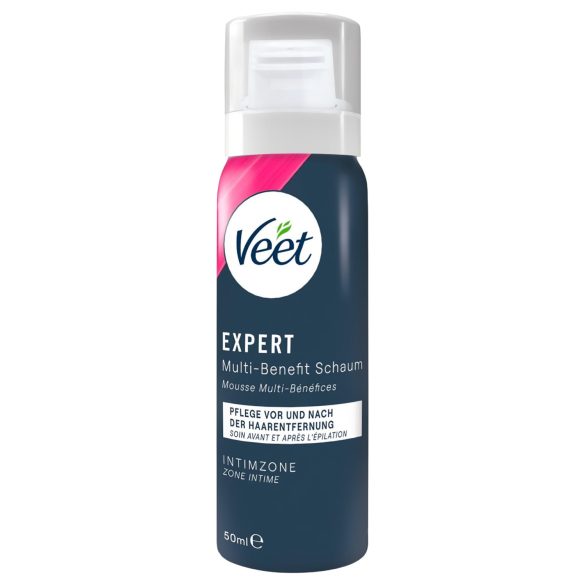 Veet - intímny depilačný krém a hydratačná pena pre ženy (2×50 ml)