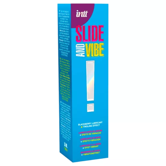 Intt - jedlý stimulačný intímny lubrikačný gél - černica 35 ml