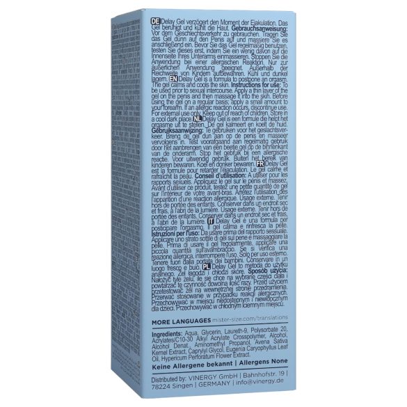 Mister Size - gél na oddialenie ejakulácie - 50 ml