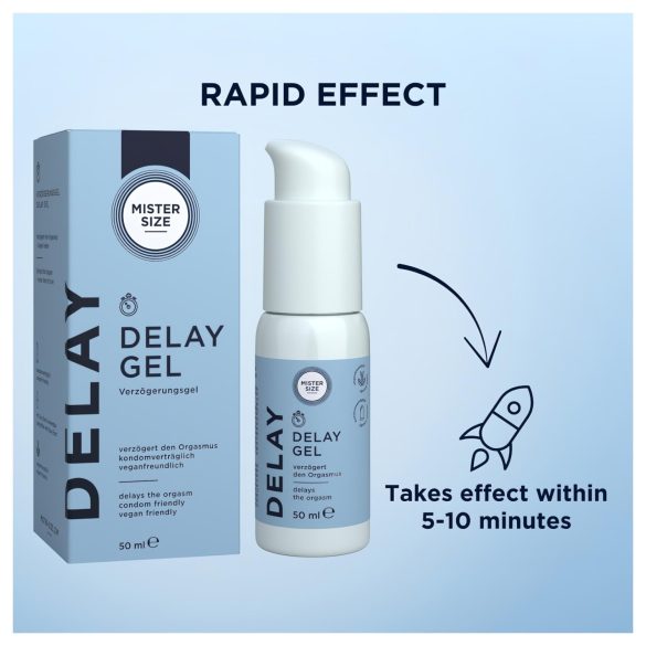Mister Size - gél na oddialenie ejakulácie - 50 ml