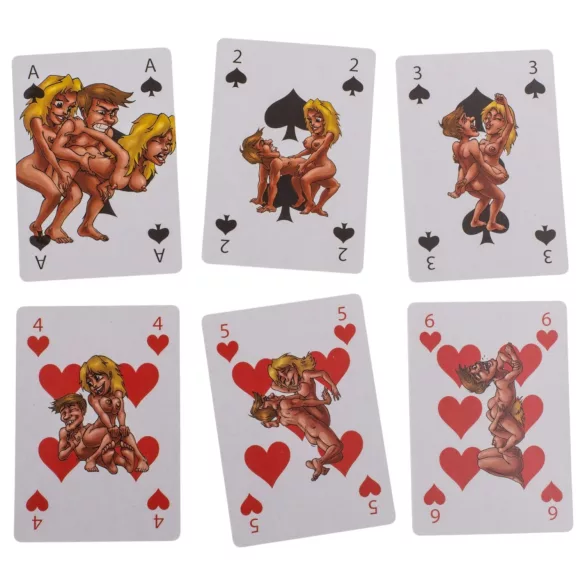 Kama Sutra - erotické hracie karty - 54 kusov