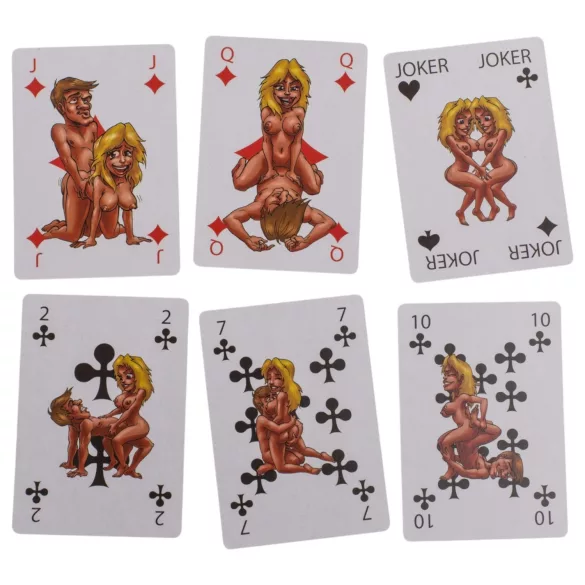 Kama Sutra - erotické hracie karty - 54 kusov