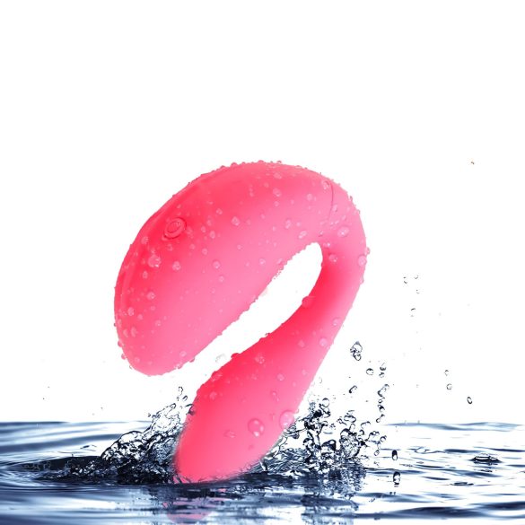 Cotoxo Cupid 2 - vibračný pár vibrátor s diaľkovým ovládaním - červený