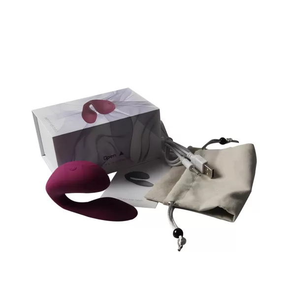 Cotoxo Cupid 2 - vibrátor pre páry na diaľkové ovládanie - fialový