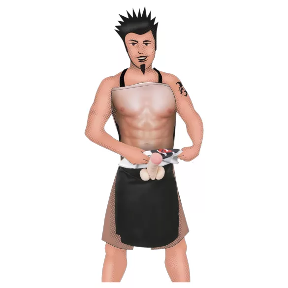 CHEFCOCK - zástera na varenie - vtipný motív