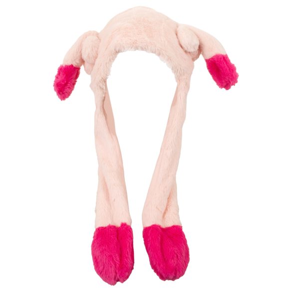 Čiapka s pohyblivými ušami - ružová