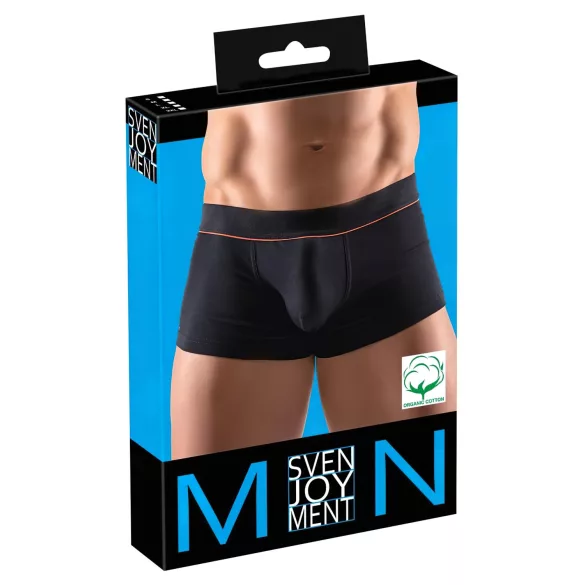 Svenjoyment - pohodlné eko-bavlnené boxerky (čierne) - 2XL