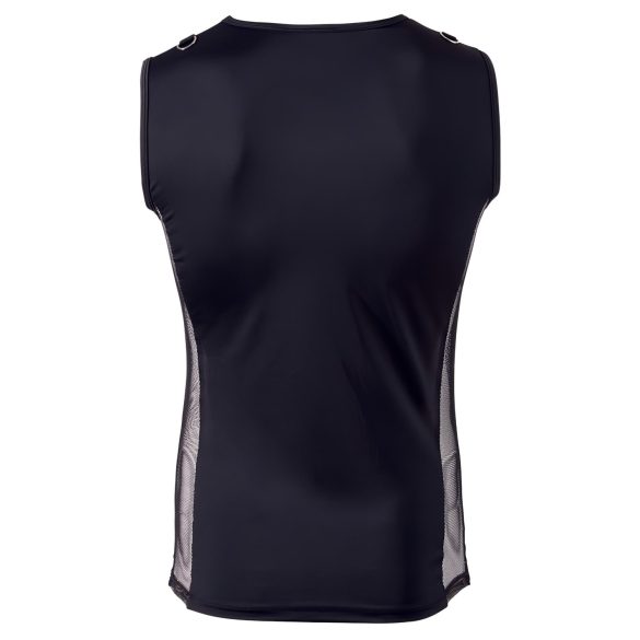 Svenjoyment - pánske tričko s viazaním - čierne - L