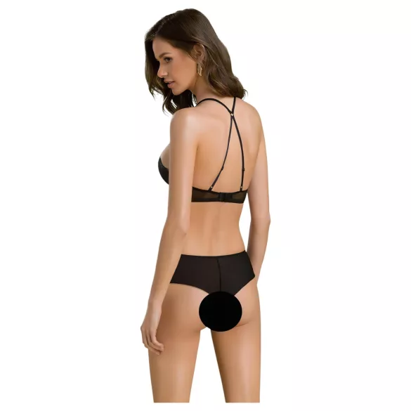 Passion Eco Kerria - čipkovaný bikini set (čierny)