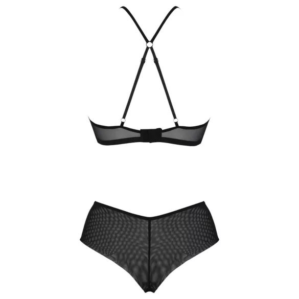 Passion Eco Kerria - čipkovaný bikini set (čierny)