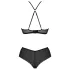 Passion Eco Kerria - čipkovaný bikini set (čierny)