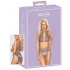 Kissable - čipková súprava spodnej bielizne (fialová) - L/XL