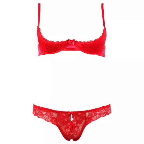 Cottelli - sexy podprsenkový set - čierny - 80B/M