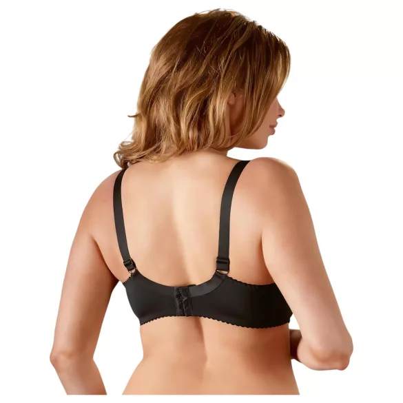 Cottelli Plus Size - podprsenka na pozdvihnutie pŕs - čierna - 95D