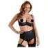 Cottelli Plus Size - podprsenka na pozdvihnutie pŕs - čierna - 95D