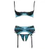 Cottelli - Jade - luxus zdvíhač pŕs set (zelený) - 90B/XL