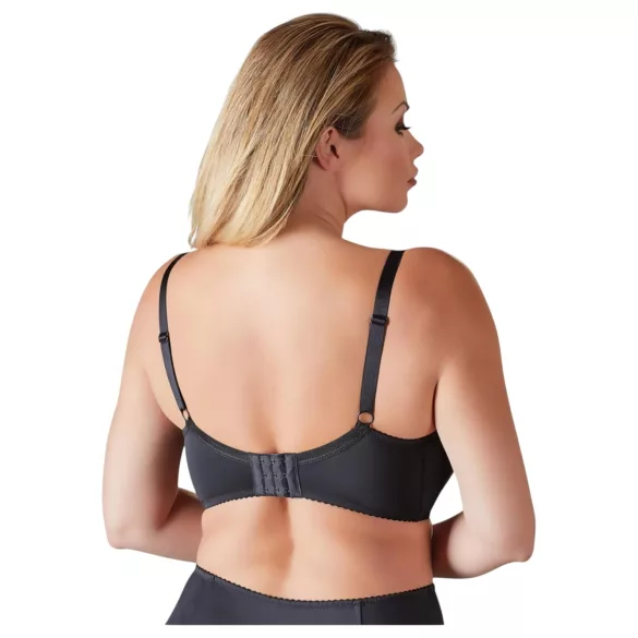 Cottelli - podprsenka s kosticami - plus size - čierna - 90D