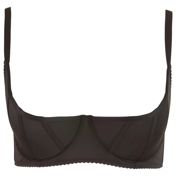 Cottelli - podprsenka s kosticami - plus size - čierna - 90D