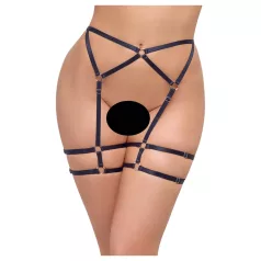 Cottelli - tangá pre ženy - tenké prevedenie - čierne