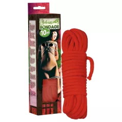 Shibari Rope - bondáž lano (10 m, červené)