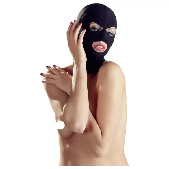 Bad Kitty - erotická maska na tvár - otvor na ústa a oči