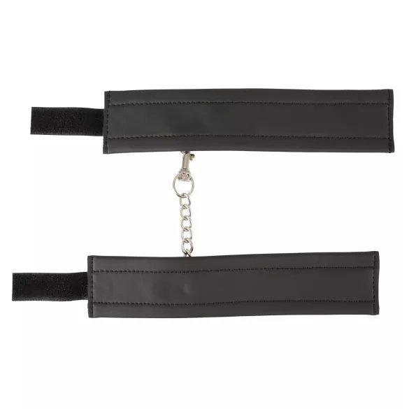 Vegan Fetish - putá na zápästie - krátka reťaz - čierne