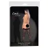 Cottelli Legwear - samodržiace pančuchy - leopard vzor - čierne