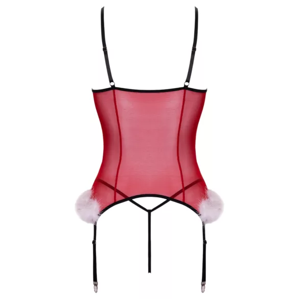 Cottelli - vianočná spodná bielizeň set - červená