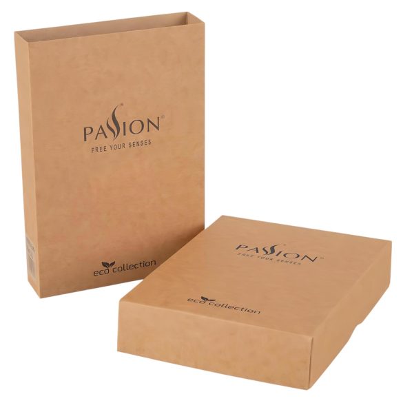 Passion Eco Zinnia - čipkované body (čierne) - L/XL